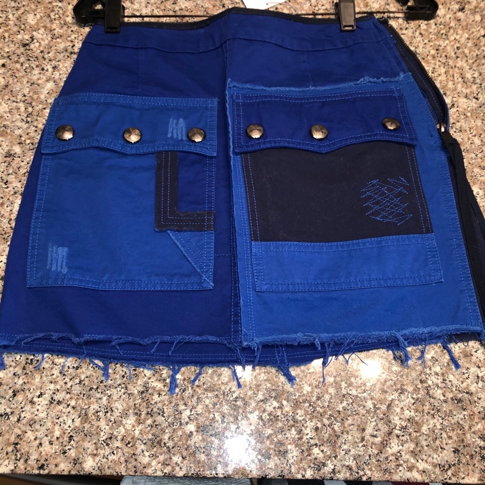 Zadig and Voltaire Janis Grunge Mini skirt-NWT